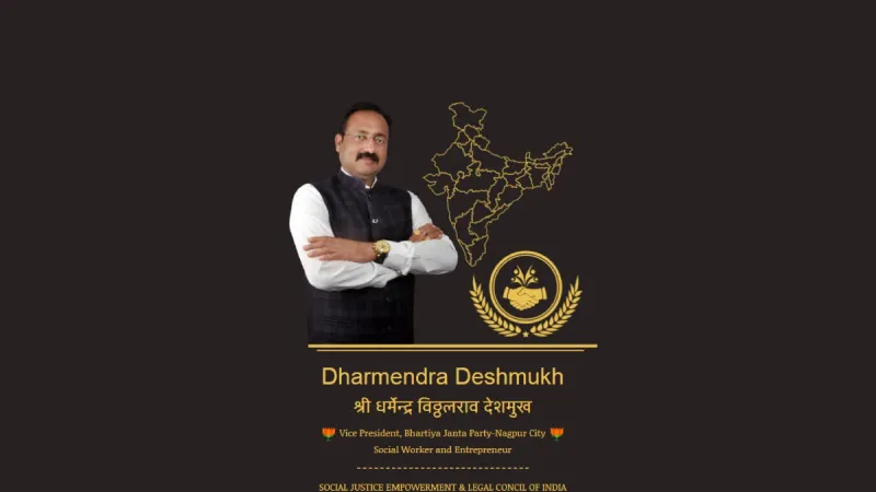 Dharmendra Deshmukh personal and professional portfolio website